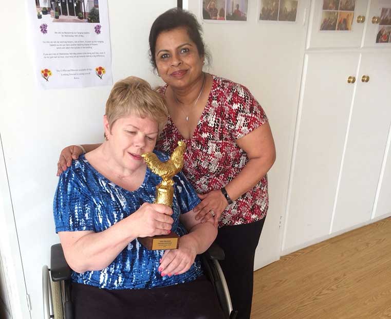Usha’s care home support