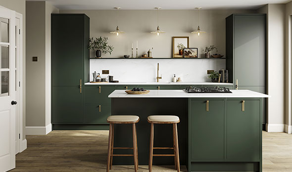 Hockley-Super-Matt-Fir-Green-In-Frame