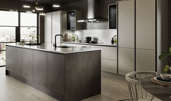 Hockley-Textures-Dark-Stone-and-Super-Matt-Sandstone-Handleless